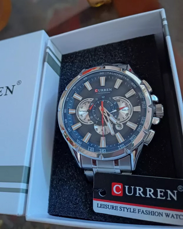 CURREN 8363 Plata Azul